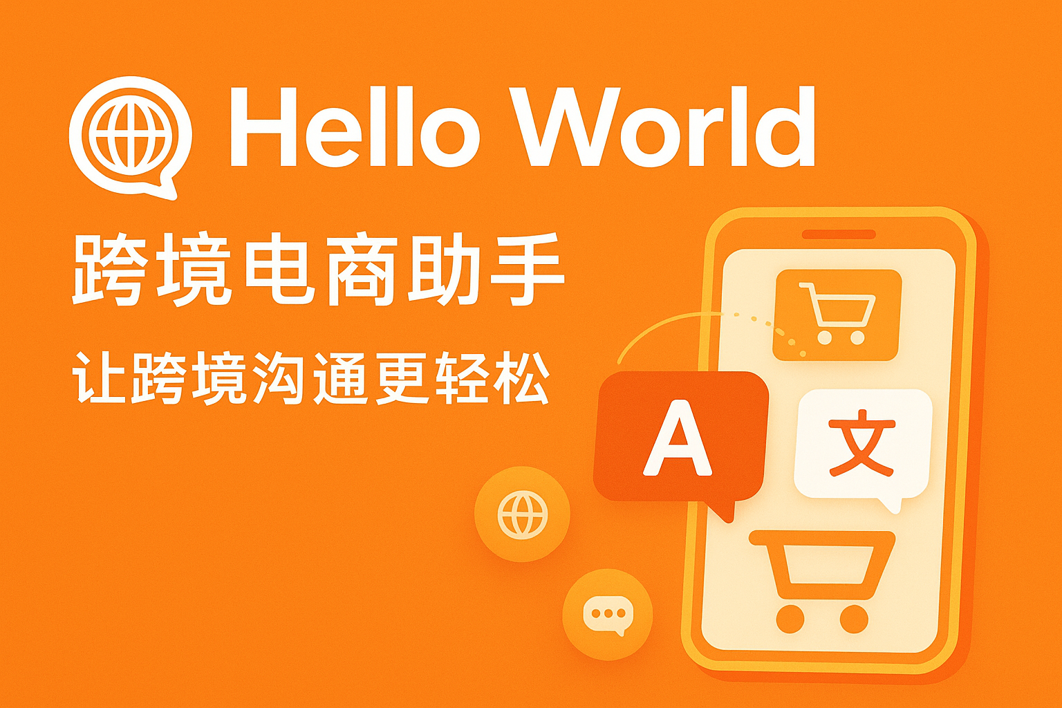 Hello World 可以成为跨境电商助手吗？